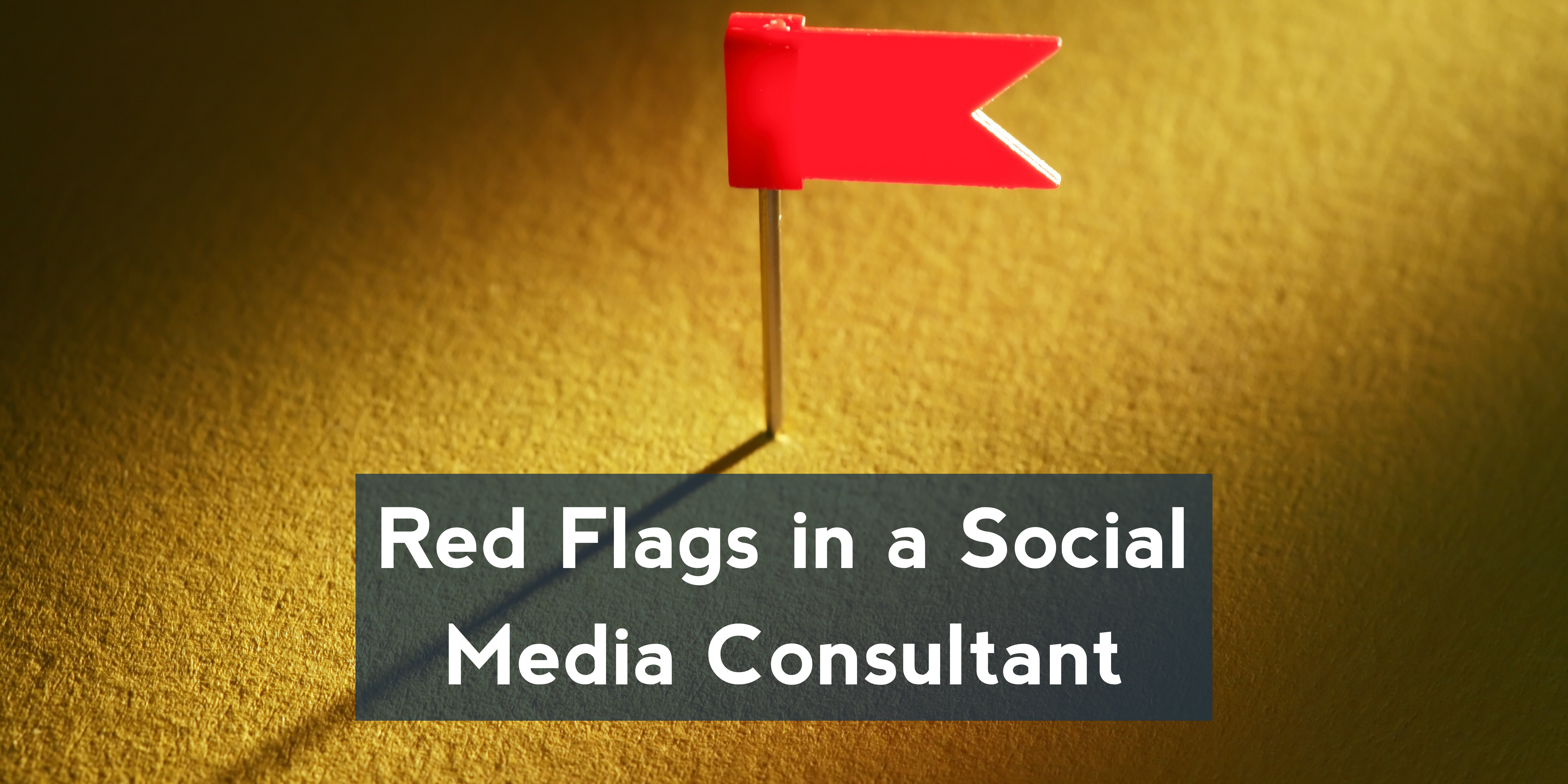 Red Flags in a Social Media Consultant